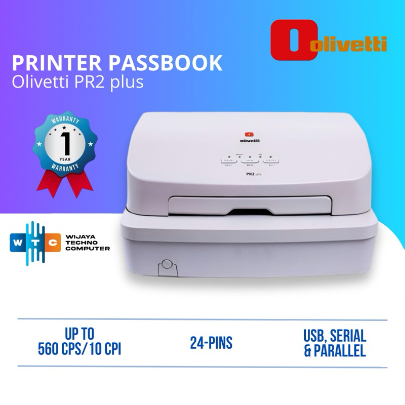 PRINTER PASSBOOK OLIVETTI PR2 PLUS || OLIVETTI PR2 PLUS || BERKUALITS & BERGARANSI