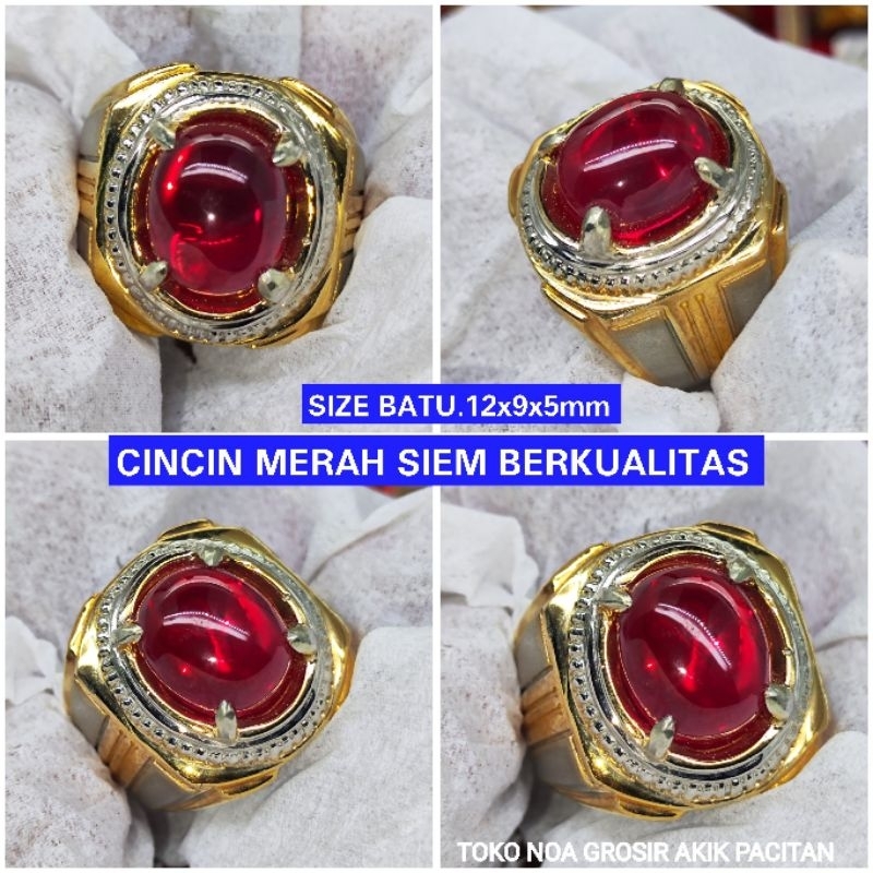CINCIN ASLI MERAH SIEM BANGKOK BERKUALITAS