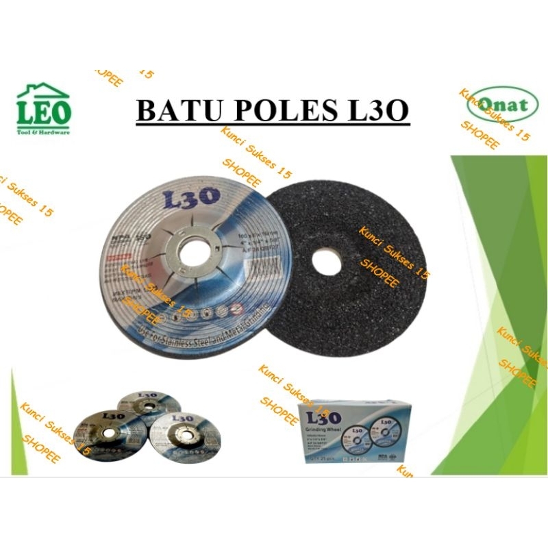 Batu Gurinda / Gerinda Poles / Asah Gurinda Poles 4 x 6 / Mata Gurinda Tebal 4 x 6 L30