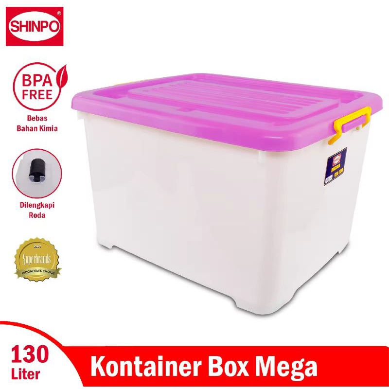 Box Cb 130 Mega Shinpo/ Box container 130 liter Shinpo/Kontainer box 130 L Shinpo