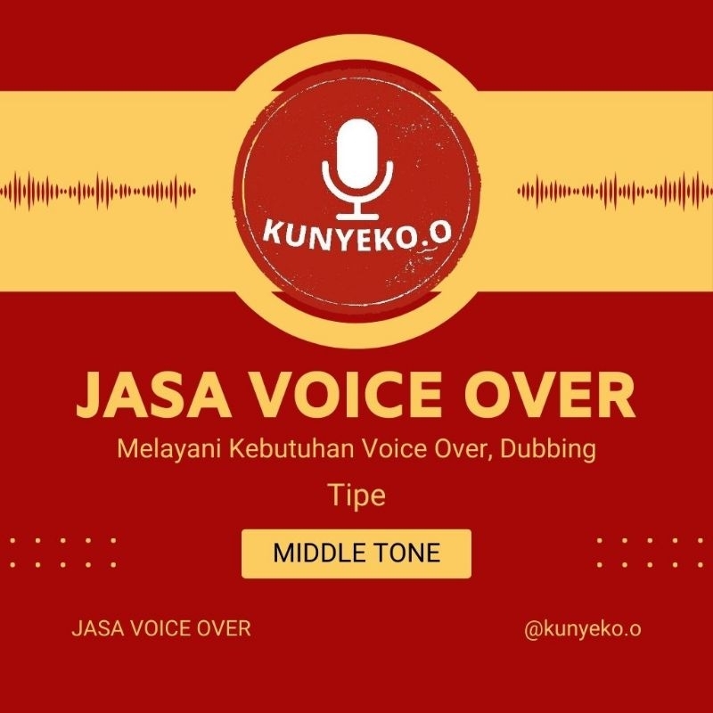 JASA VOICE OVER - MIDDLE TONE