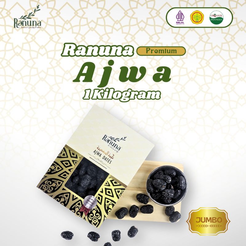 

Kurma Ajwa Ranuna Premium Organic 1kg