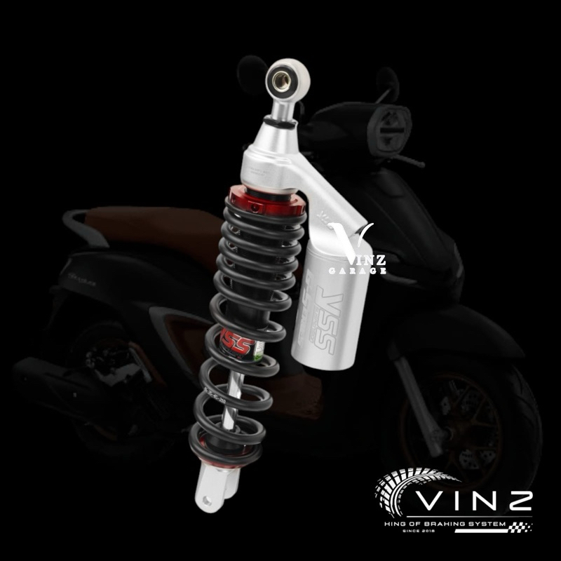 Shock YSS G Plus Black Silver Series Honda Stylo 160 // Shock YSS G Plus Stylo 160 Original By YSS S