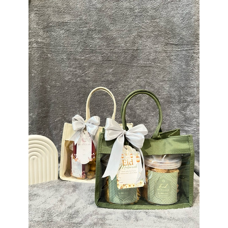 

Hampers Sultan Mewah series raya 2025 By : Khal’scookies | isi 2 kue kering toples uk 600ml