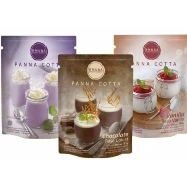 

[SERIES PANNA COTTA] Panna Cotta Pudding Italia Pudding Sutera Bubuk Puding Instant Omura Dessert Shooter Powder