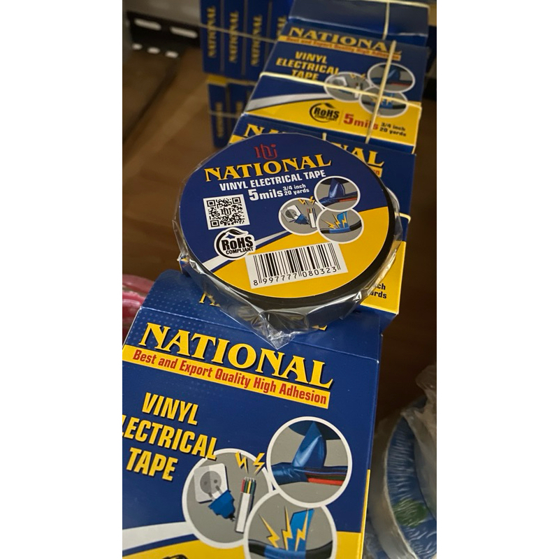 

ISOLASI NATIONAL / ISOLASI LISTRIK / Electrical Tape ORIGINAL 100%