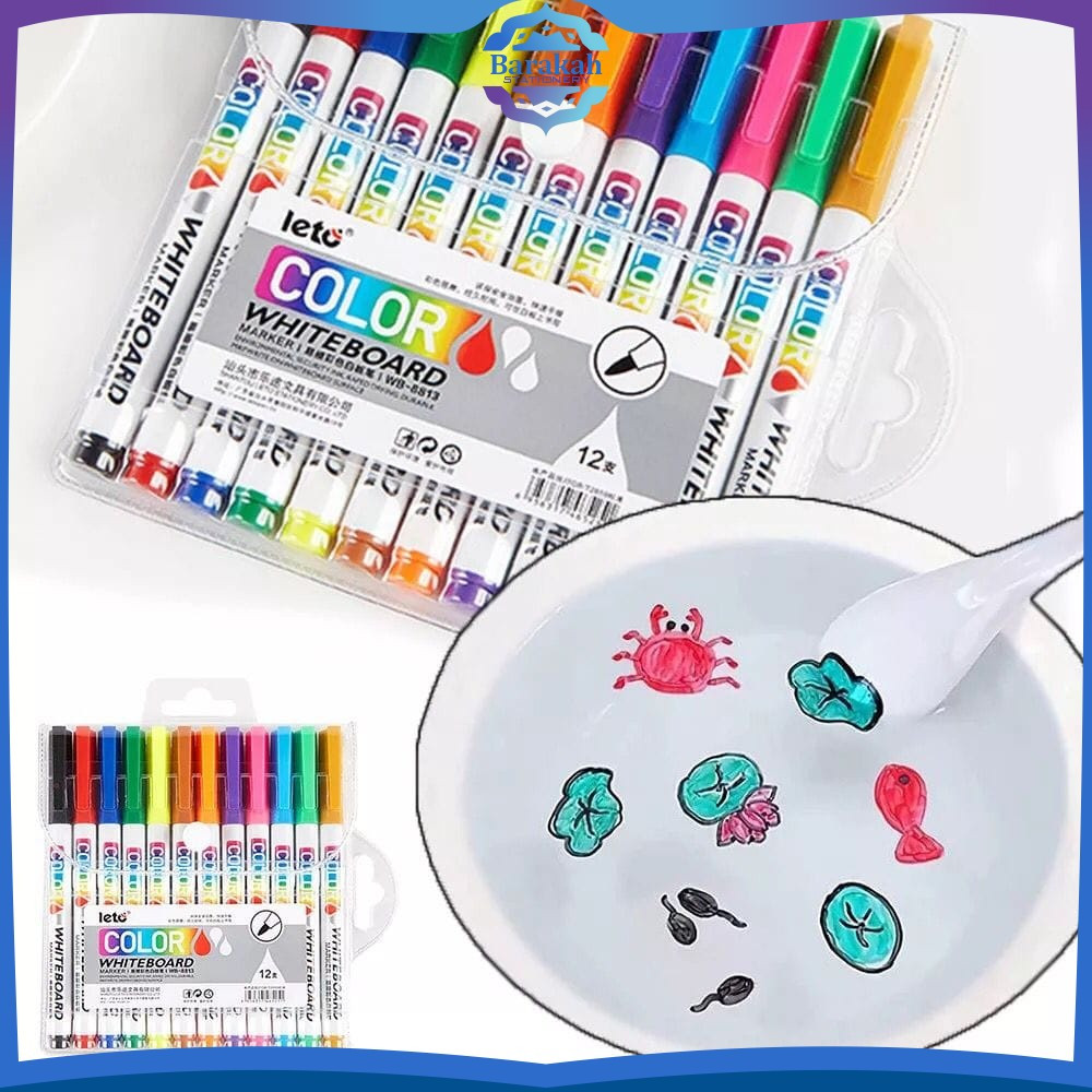 

Mainan Edukasi Anak Spidol Papan Tulis Spidol Ajaib / Spidol Ajaib Mainan Spidol Air Tulisan Mengapung / Spidol Whiteboard Warna Barakah Stationery A31