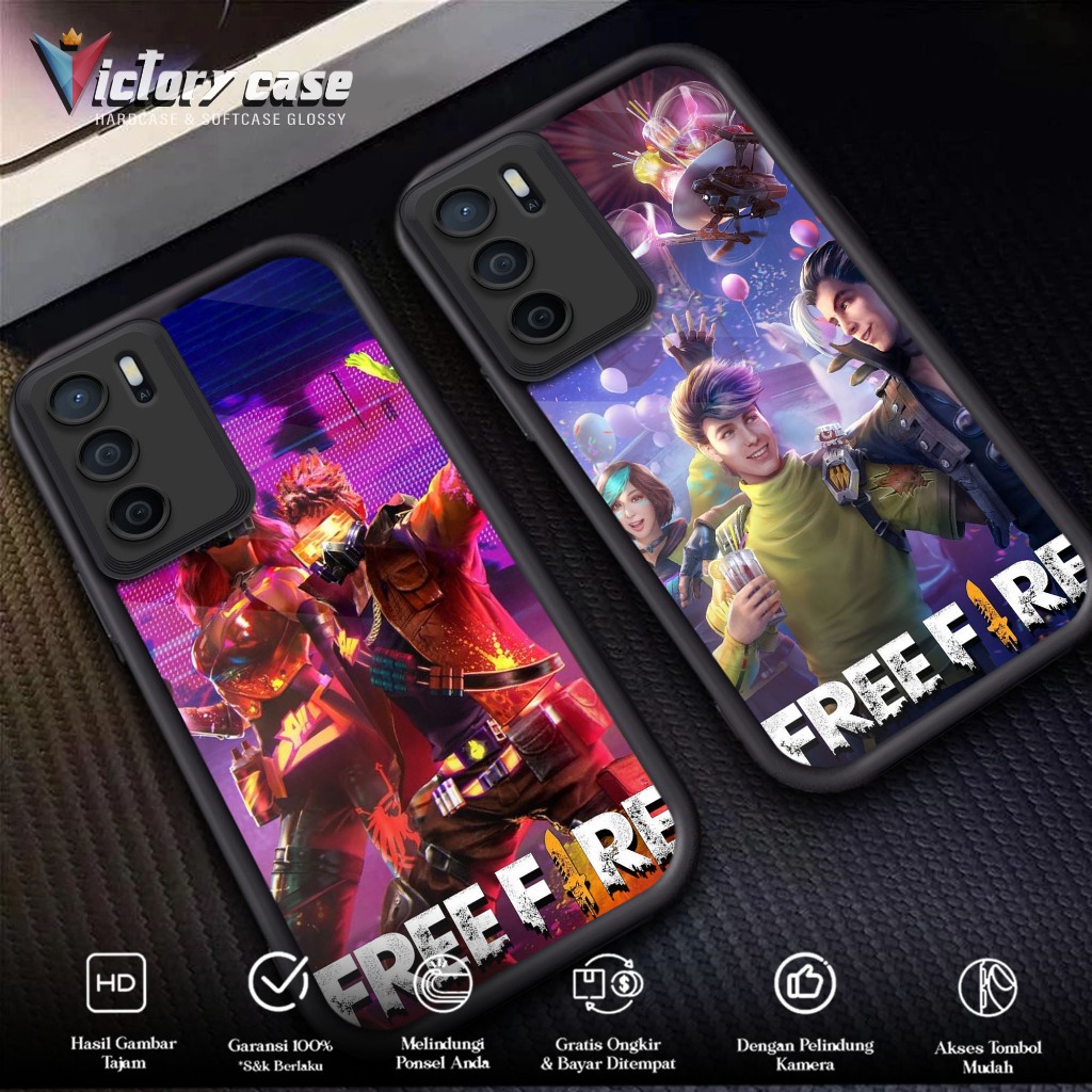 Case OPPO A16 A16S A54S  Victory Case Motif [ FF ] Case Hp Glossy Casing Hardcase Softcase Bisa cod
