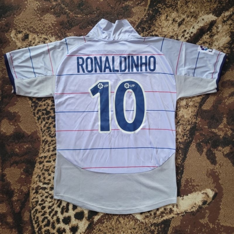 Jersey barca Barcelona away 2003 2004 Ronaldinho