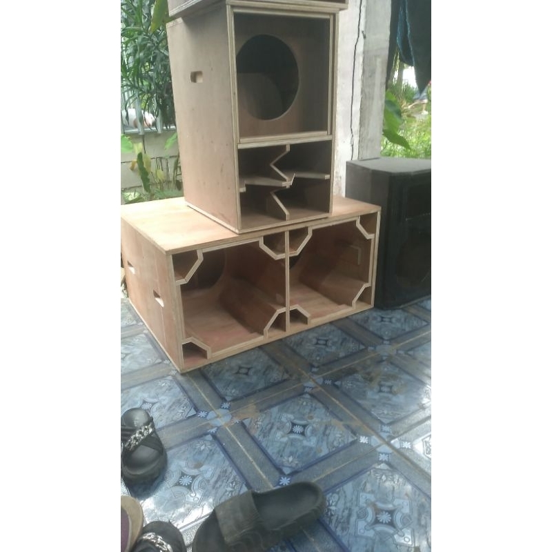 box speaker  planar 12 inch double mentahan