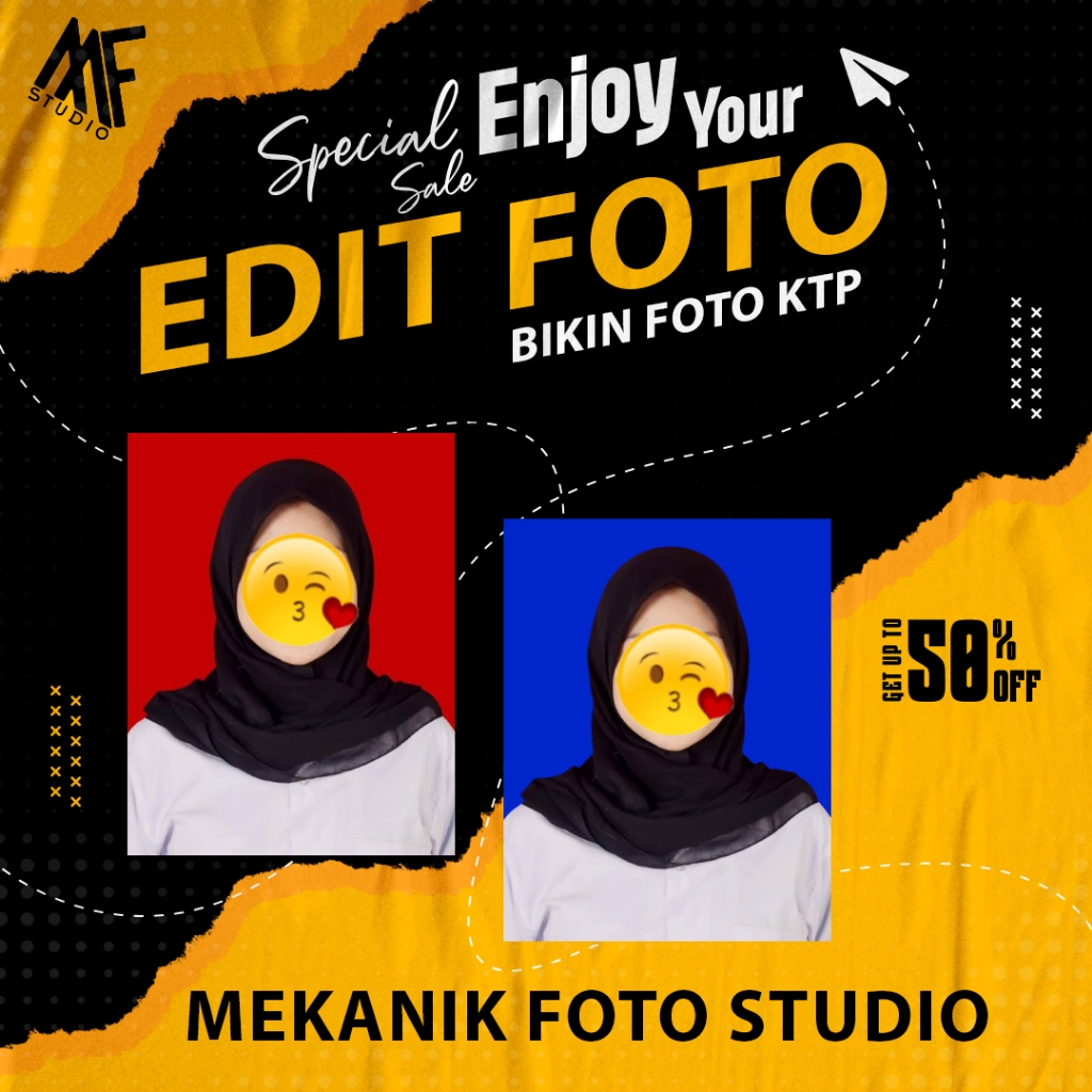 Jasa EDIT FOTO PROFESIONAL | Edit foto UNTUK KTP DAN KARTU IDENTITAS LAINNYA