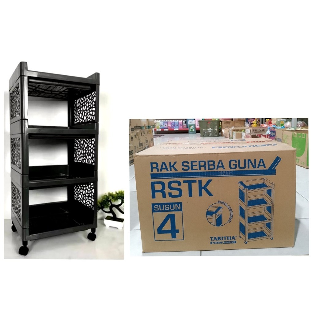 TRS146 - Rak RSTK Rak Yoyo Rak Serbaguna Tabitha Original Rak Dorong Roda USAGI RSTK TABITHA