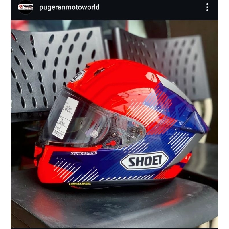 HELM SHOEI X15 XFIFTEEN MARC MARQUEZ 8