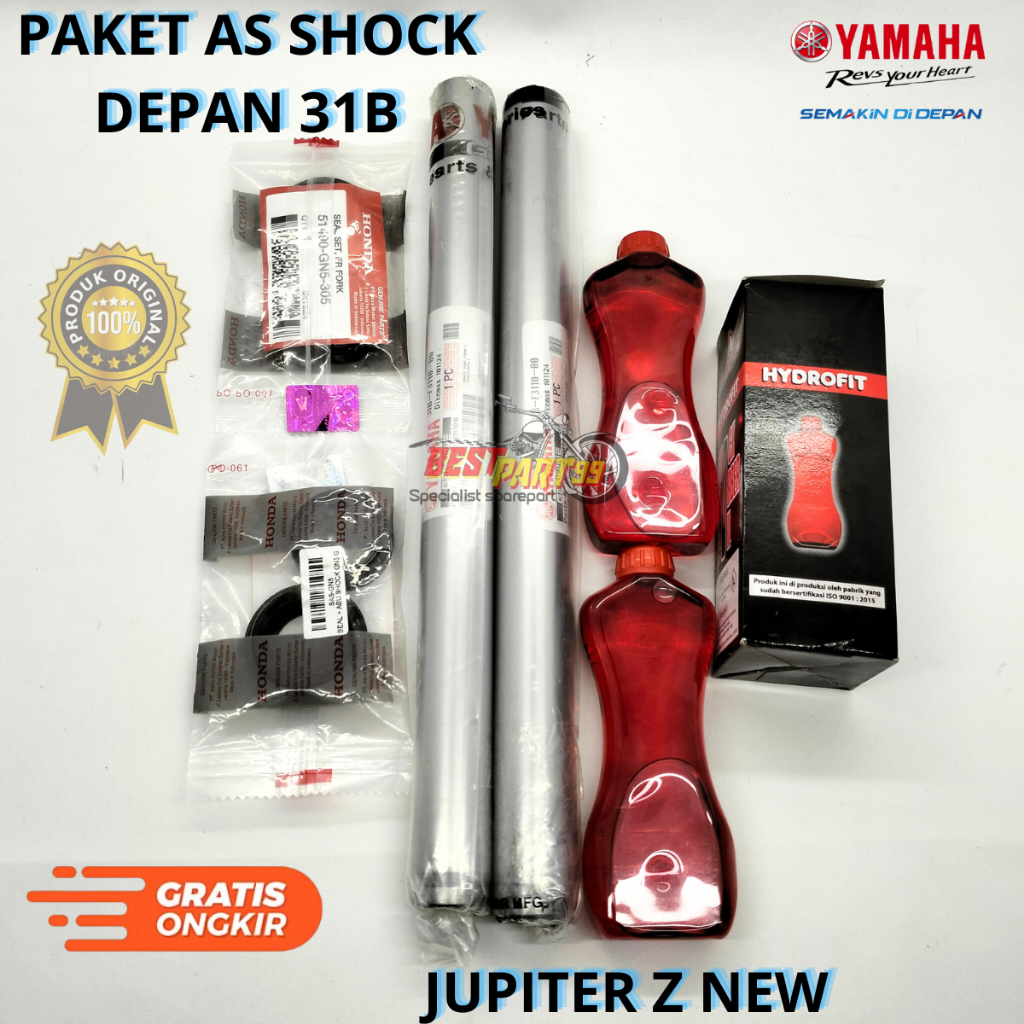 Paket As Shock Depan Jupiter Robot As Shockbreaker Depan Jupiter Z New Shock Jupiter 31B ygp komplit