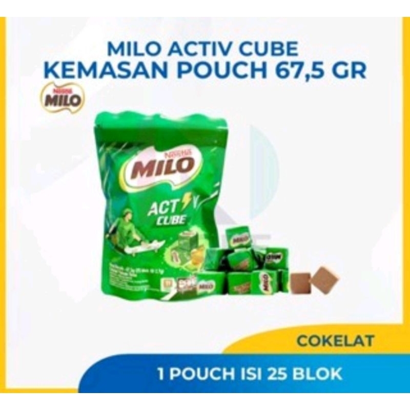 

READY BANDUNG MILO active cube 25pcs 100pcs