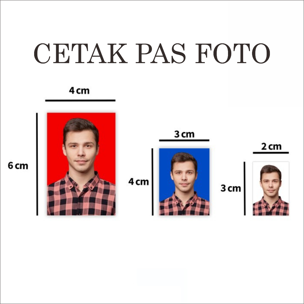 CETAK PAS FOTO PREMIUM 2x3 3x4 4x6 BAHAN SILKY(DOFF)