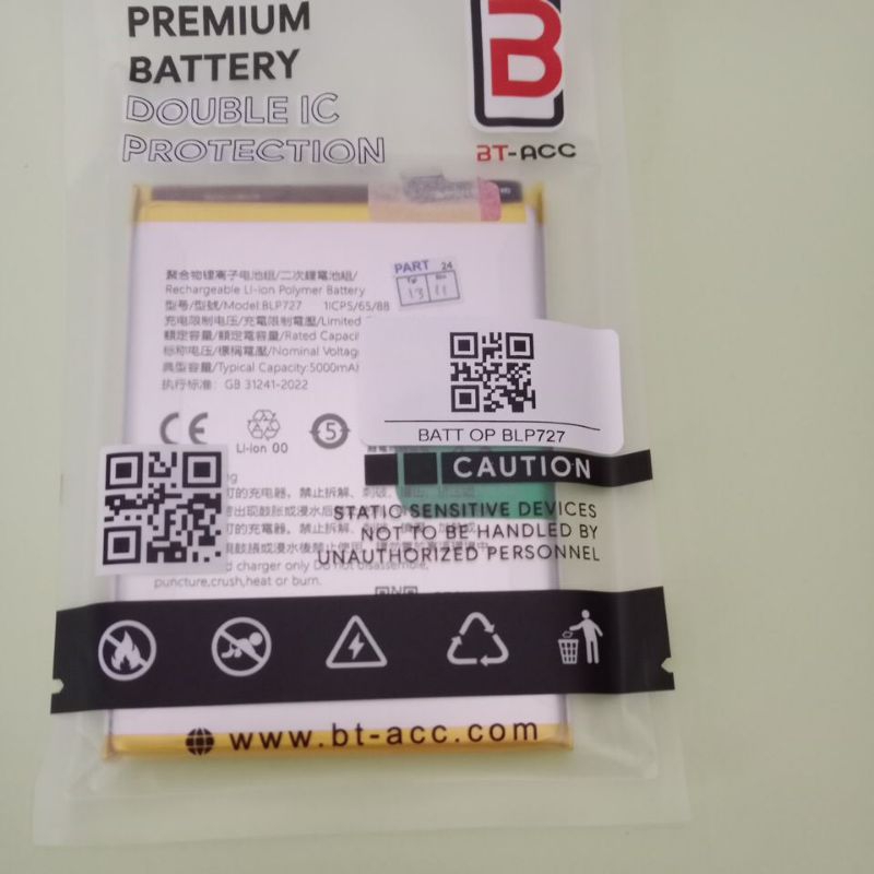 BATERAI OPPO A5 2020 / BATERAI BLP727 / BATERAI OPPO A5 2020 ORI BT