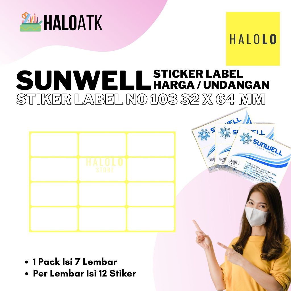 

Stiker Label Harga Stiker Undangan Stiker Label No 103 32 x 64 mm