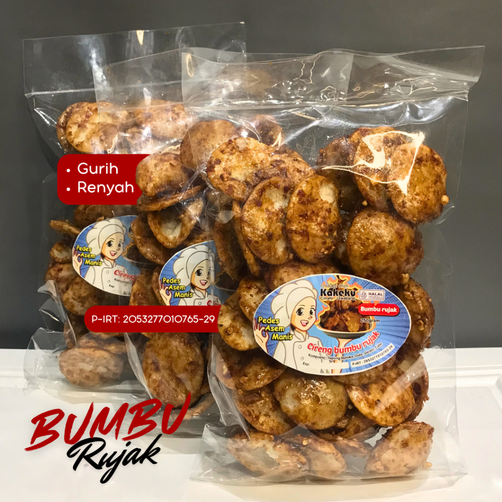 

Keripik Cireng Pedas Bumbu Rujak 250gr