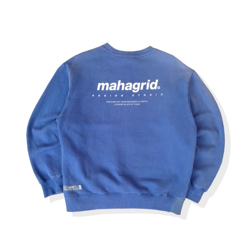 CREWNECK MAHAGRID BLUE SECOND