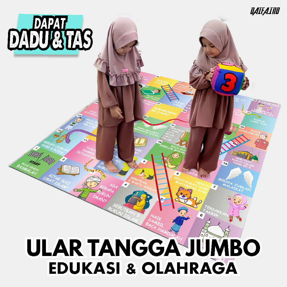 ULAR TANGGA YGS mainan ular tangga jumbo