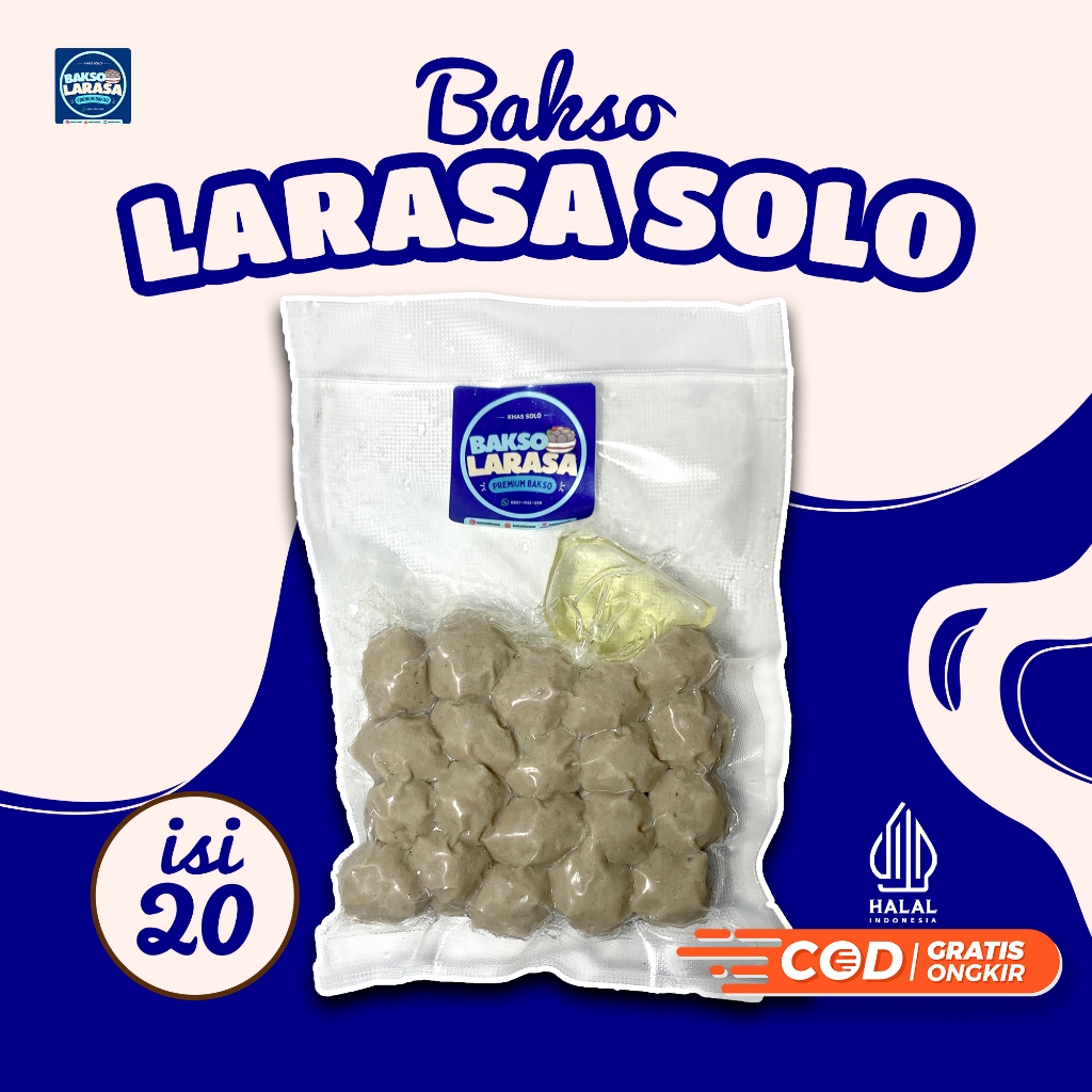 

Bakso Sapi Asli Solo Isi 20 – Bakso Homemade Halal, Lezat, Tanpa Bahan Pengawet, & Bisa COD!