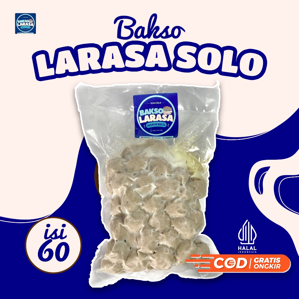 

Bakso Daging Sapi Premium Isi 60 – Tekstur Kenyal, Rasa Gurih, Halal, & Dijamin Nagih