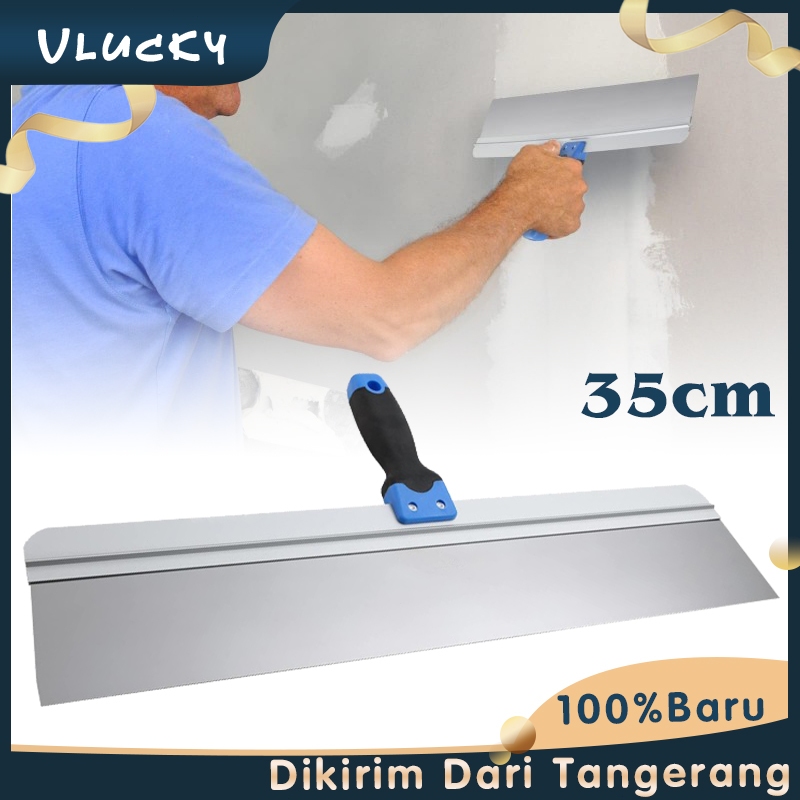 Raskam Peso T Alat Plamer Baja Tahan Karat 14 Inch Raskam T Kape Sekrap