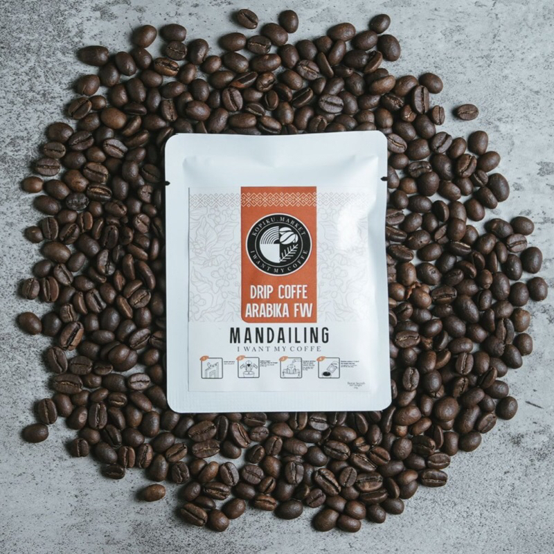 

Mandailing 1 Drip Bag Coffe - Kopi Hitam Instant Filter By Kopiku