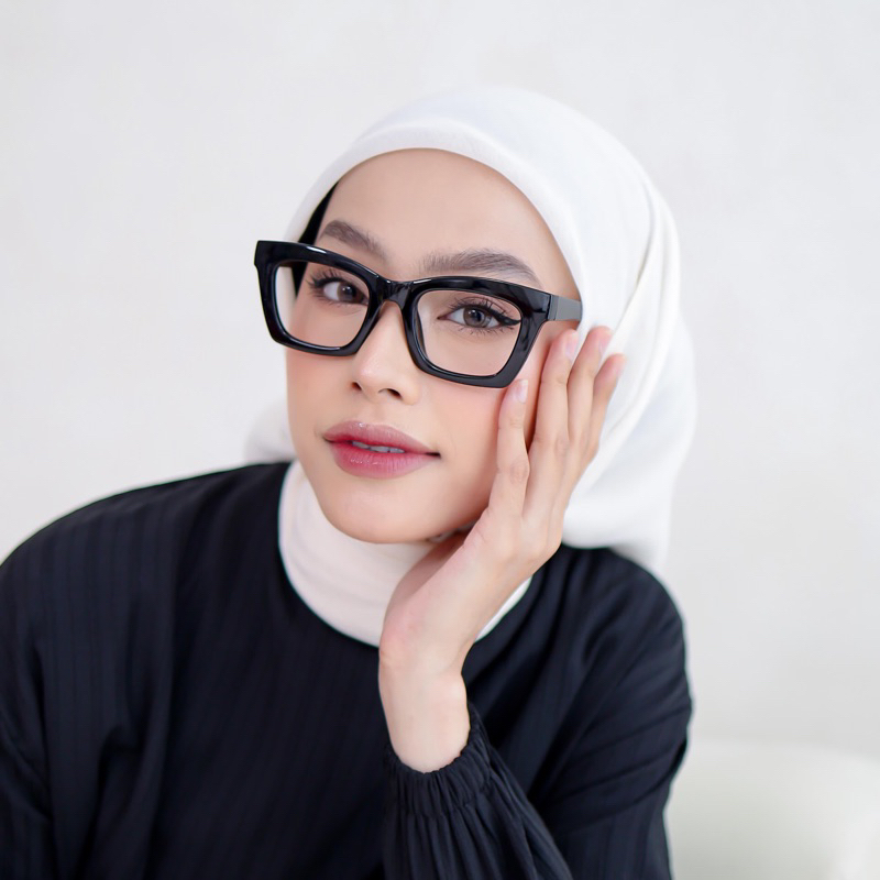 Vascka Eyewear - Frame Bingkai Kacamata Alexandria Eyeglasses / Kacamata Bold Tebal Kotak Kokoh Unis