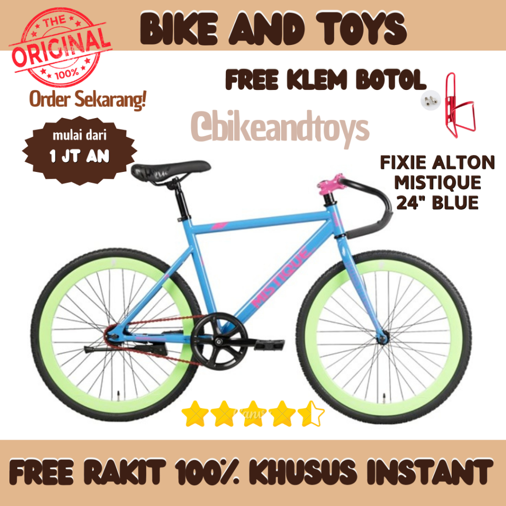 RB POLICE BIKE FIXIE TORONTO FX PANDORA BY ELEMENT - SEPEDA PANDORA - ORIGINAL SEPEDA BALAP / ROAD