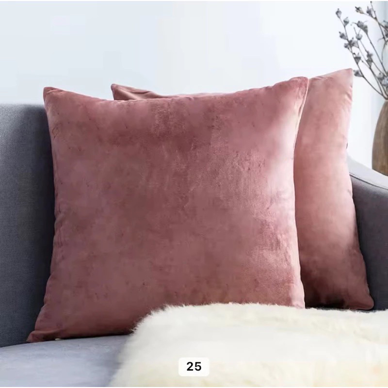 Sarung bantal sofa 55x55 suede premium