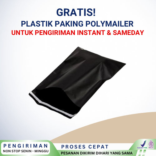 

RK DUS PAKING ATAU PLASTIK POLYMAILER PRODUK HERBAL