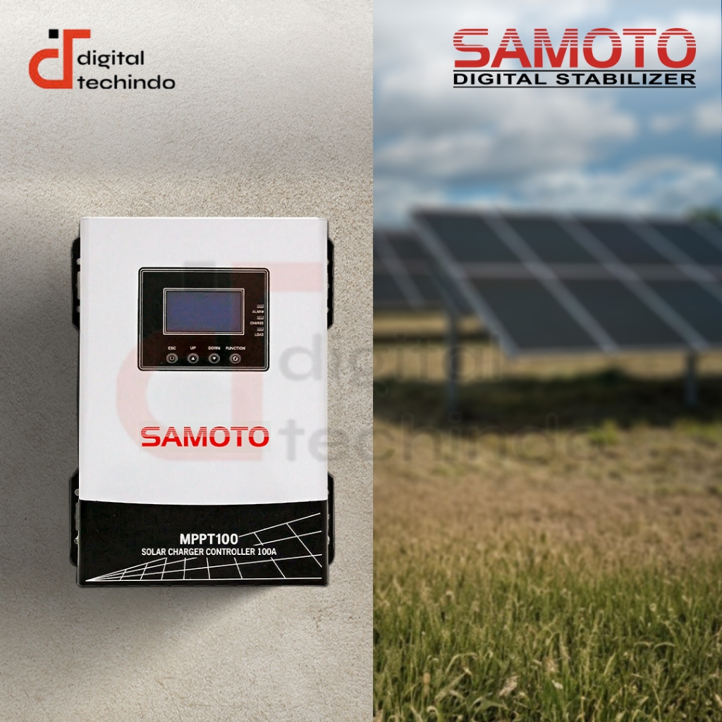 SAMOTO Solar Charge Controller MPPT 100A Charger 12V 24V 48V MPPT100
