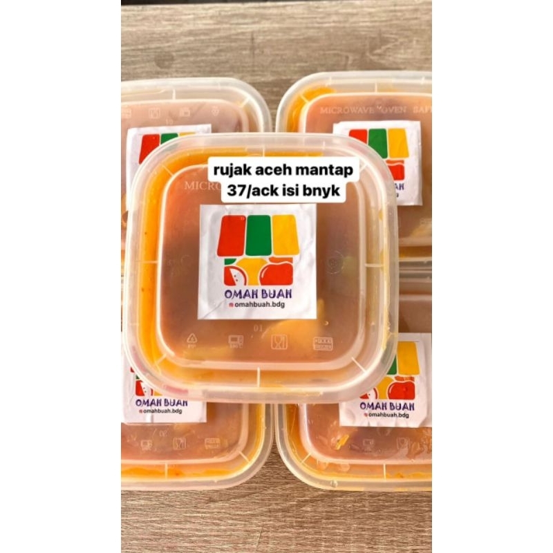 

Rujak Aceh Kemasan dalam 400ml Rujak Segar Bandung Homemade