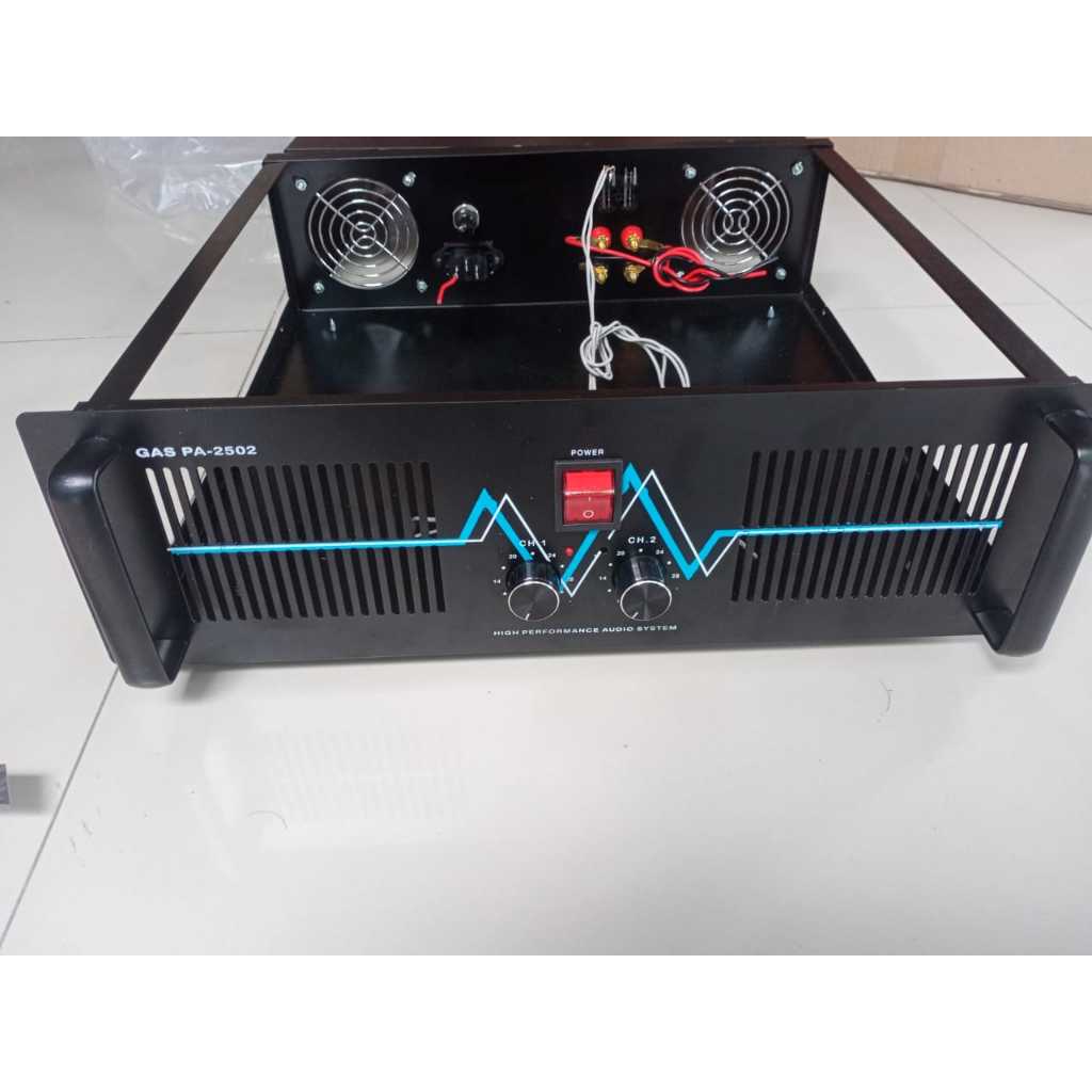 bok power amplifier  GAS PA - 2502 TEBAL