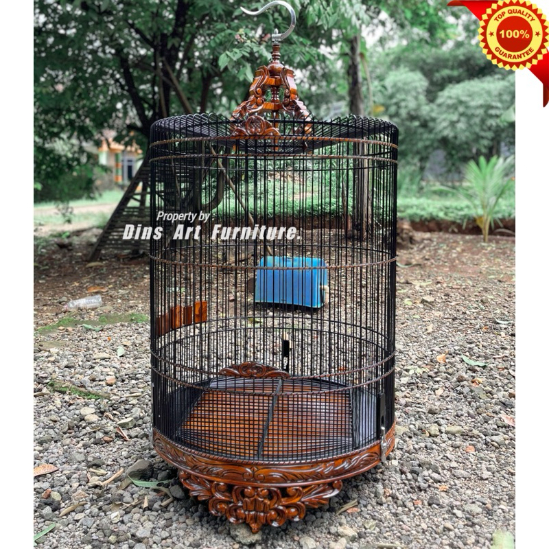 Sangkar Murai Ukir Krawang - Sangkar Murai Kayu Jati