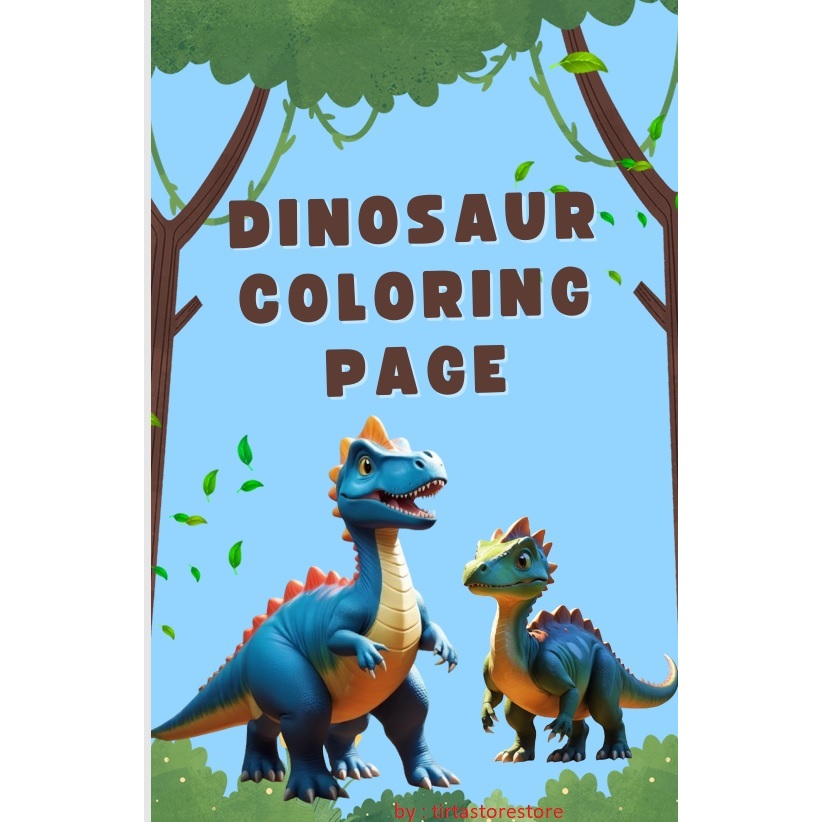 Dinosaur Coloring Page ,gambar mewarnai anak anak dinosaurus