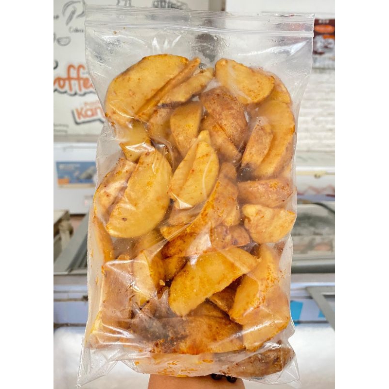 

Kentang goreng wedges | Wedges potato 500 gram