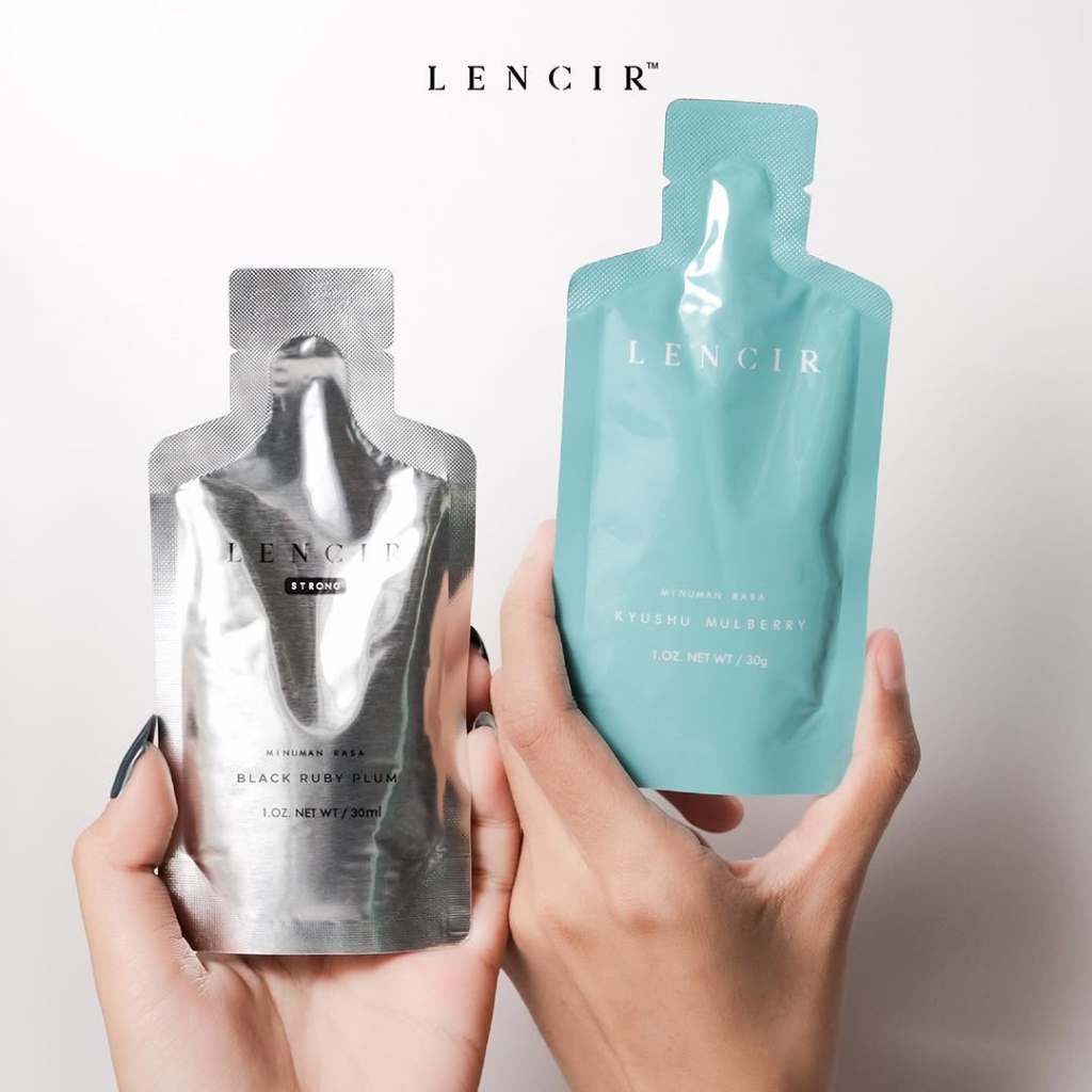 

GLAM - LENCIR Original Blue & Silver Strong - Minuman Pelangsing Alami - Slimming Detox
