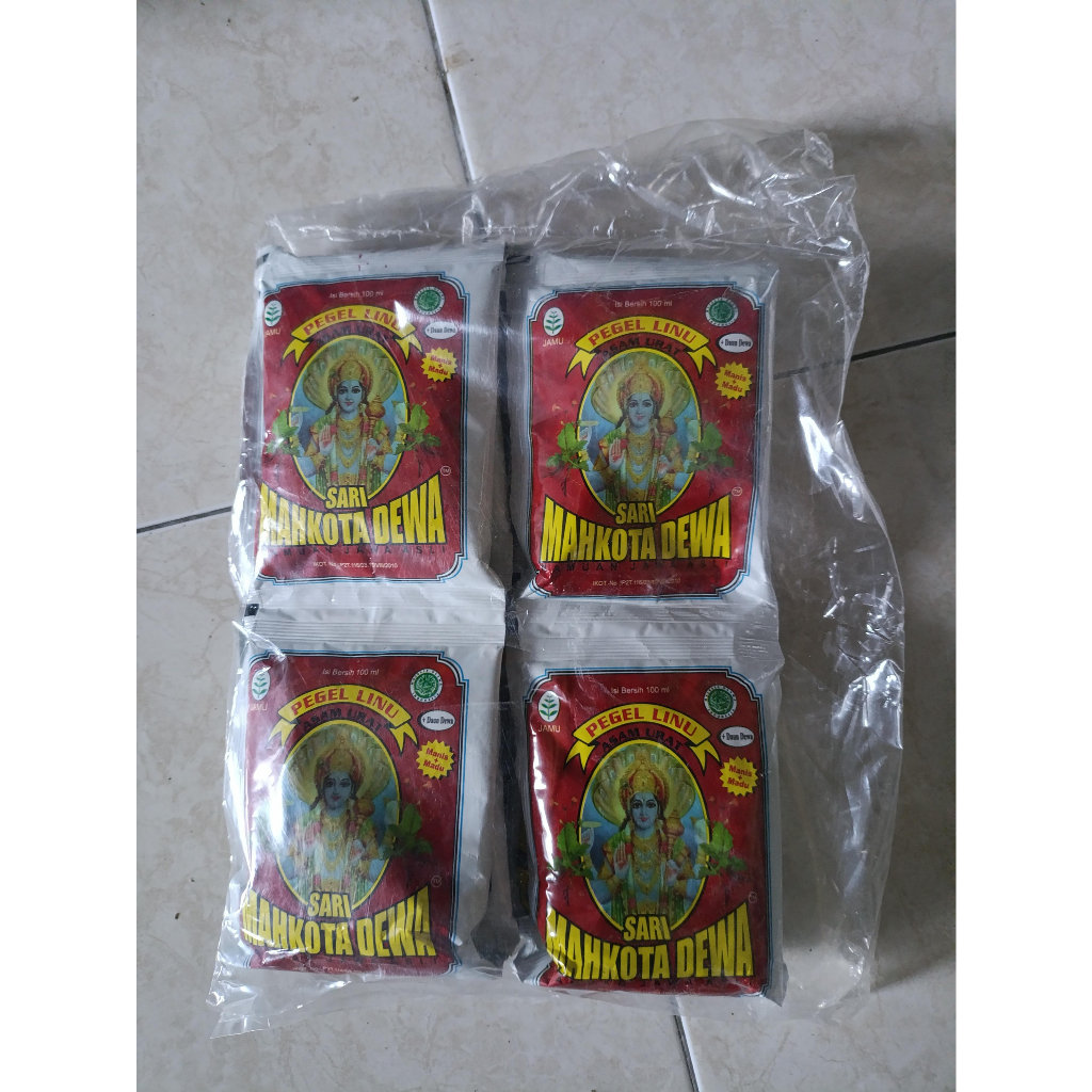 

Neww 12 Sachet- Jamu Sari Mahkota Dewa/ Jamu Tradisional / Jamu Mahkota Dewa Cair Obat Pegal Linu Asam Urat Ampuh harga grosir