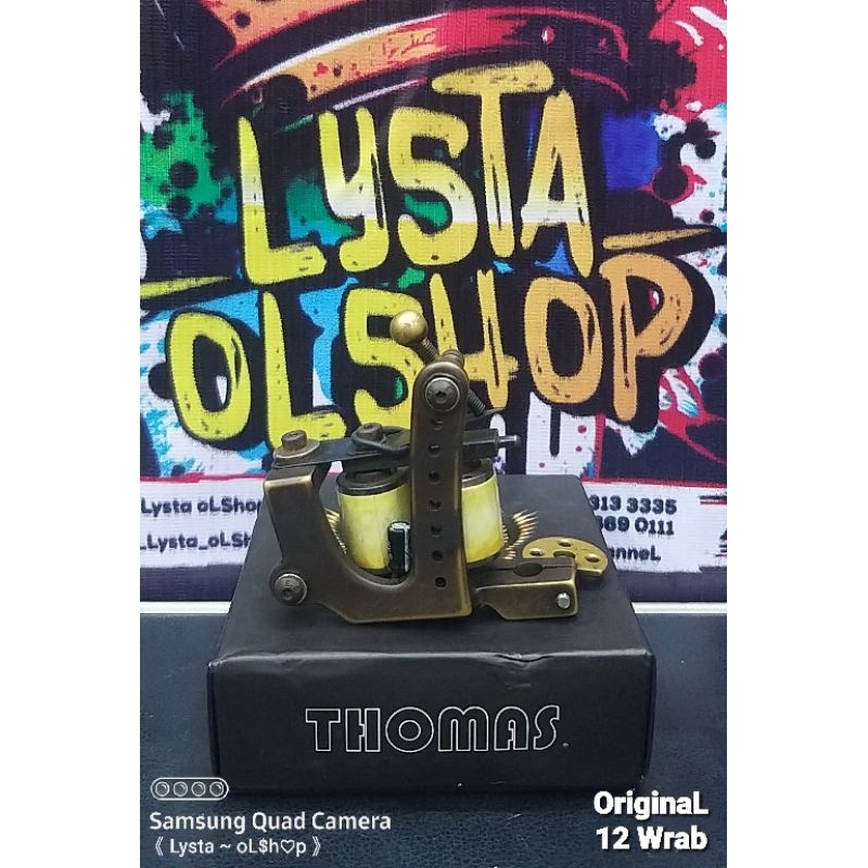 Mesin Tattoo CoiL Thomas 12 Wrab (Garansi Ori)