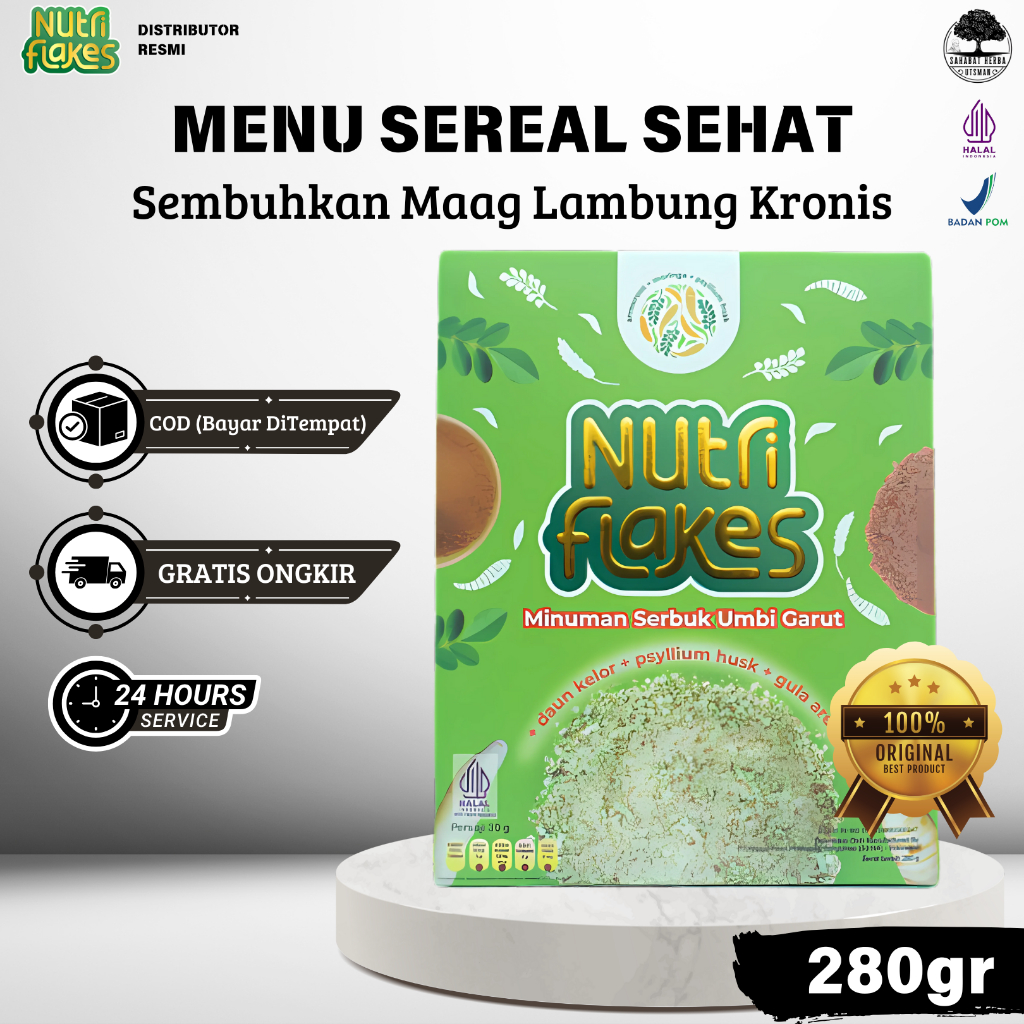 

NUTRIFLAKES LAMBUNG - Sakit Lambung Maag Kronis Dapat Teratasi Dengan Mengkonsumsi Nutriflakes