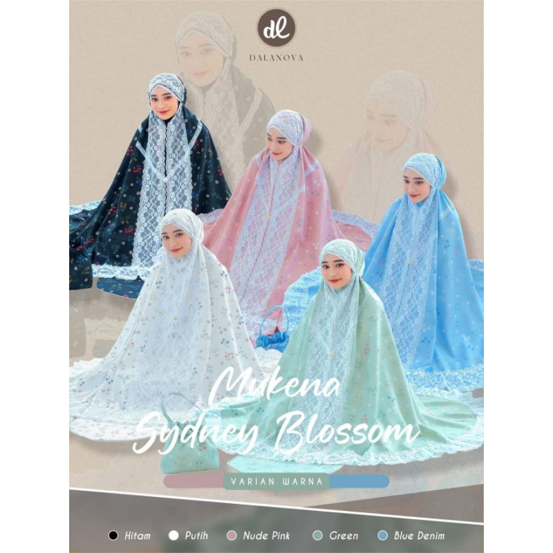 Mukena Lebaran 2024 Mukena Sydney Blossom Mukena Dalanova Mukena Best seller