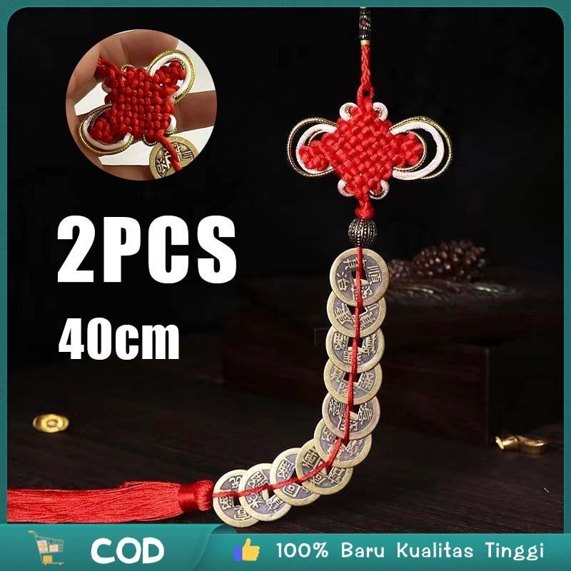 Koin Keberuntungan Gantungan Feng Shui Coin Gantungan Koin China Coin Gantungan