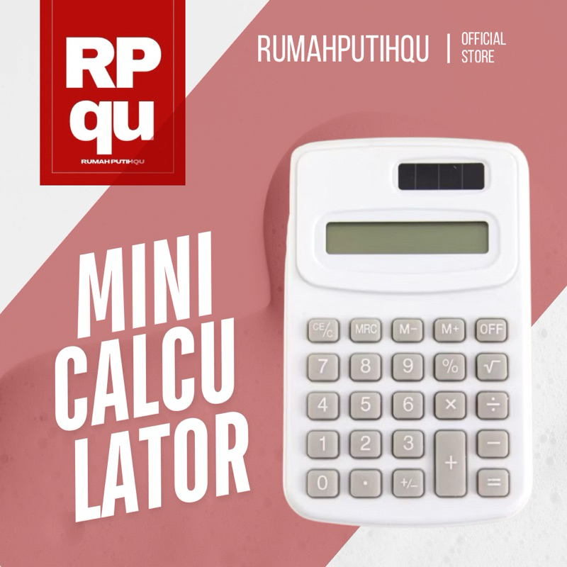 

Calculator Mini | Kalkulator Kecil Mini Warna Putih - RPQU