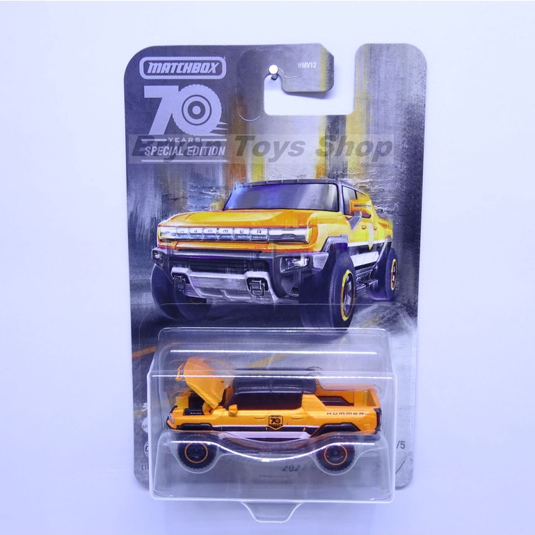 Matchbox Moving Parts 2022 Hummer EV 70 Year Special Edition
