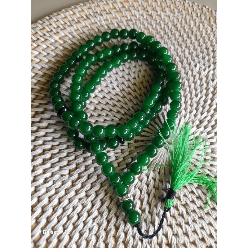 tasbih 99 batu giok aceh