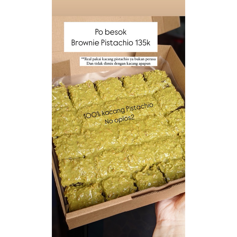 

brownies Pistachio dubai