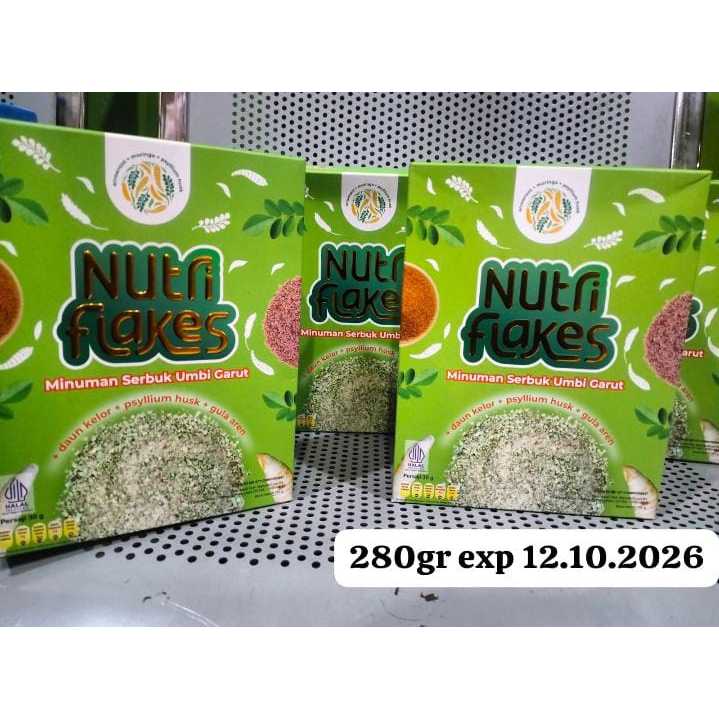 

minuman serbuk umbi garut nutri flakes